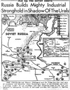 Map of Russian Industry, published September 8, 1942
