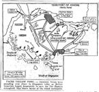 Map of Singapore and Johore Strait, published January 29, 1942
