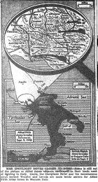 Map of Italy, published November 13, 1943