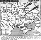 Map of Russia&mdash;Industrial and Agricultural Base of Ukraine, published February 19, 1943