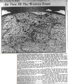 Map of Air View of Western Front, published December 1, 1944