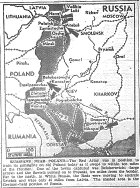 Map of Russia&mdash;White Russia to Ukraine, published January 3, 1944