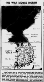 *Map published October 11, 1950