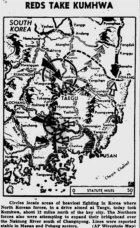 *Map published August 18, 1950