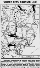 *Map published August 7, 1950