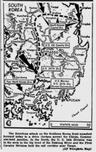 *Map published August 8, 1950